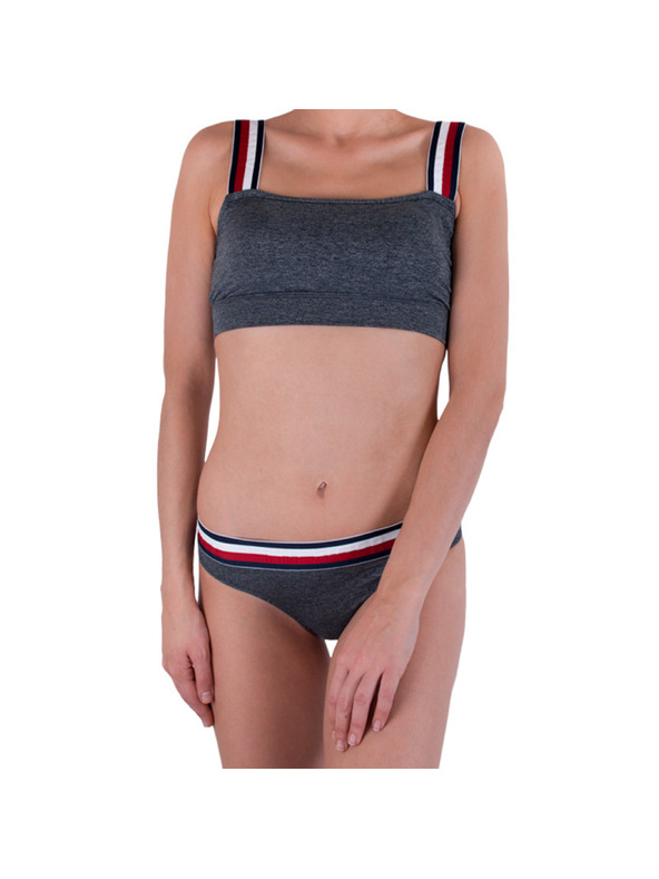 Tommy Hilfiger Ženski grudnjak Tommy Hilfiger sivi