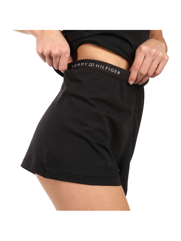 Tommy Hilfiger Ženska pižama Tommy Hilfiger crna