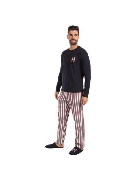 Tommy Hilfiger Muška pižama Tommy Hilfiger s papučama šarena u darovanoj ambalaži