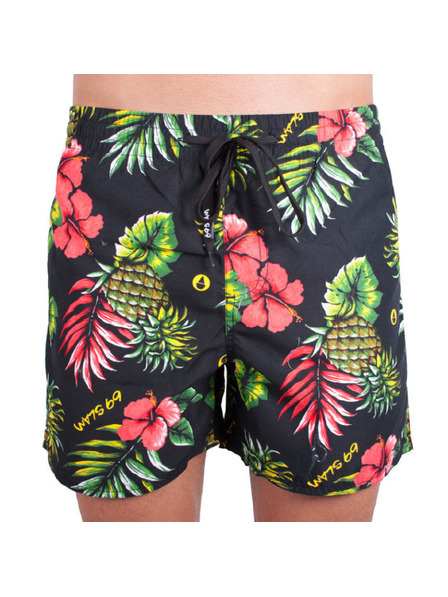 69slam Muške plivače 69SLAM boardshort leilani black