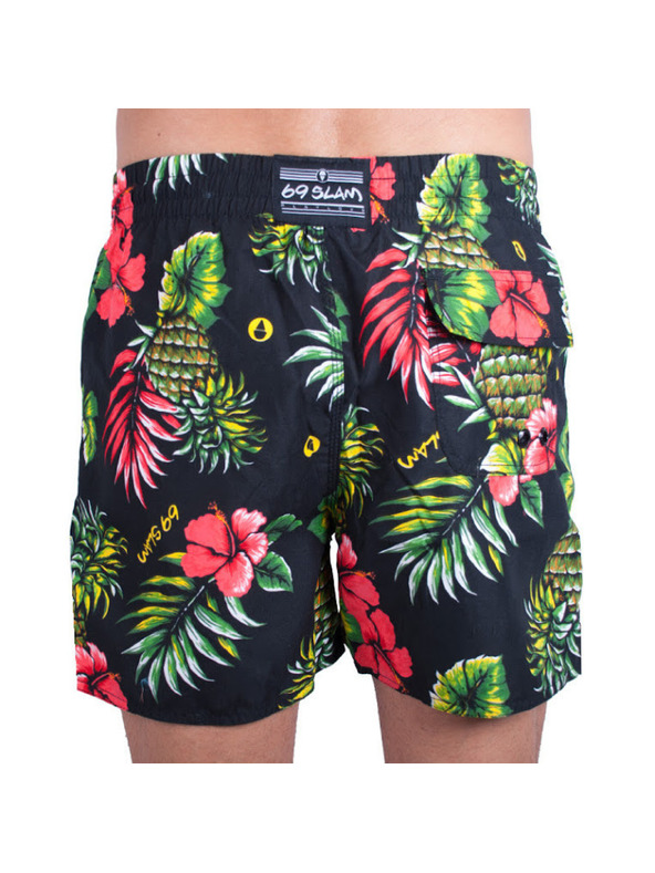 69slam Muške plivače 69SLAM boardshort leilani black