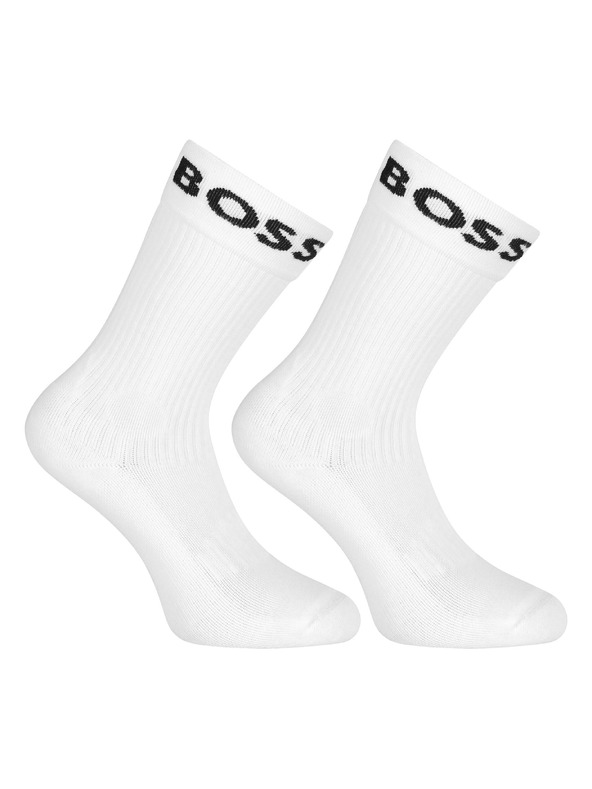 BOSS Komplet od dva - čarape BOSS bijele