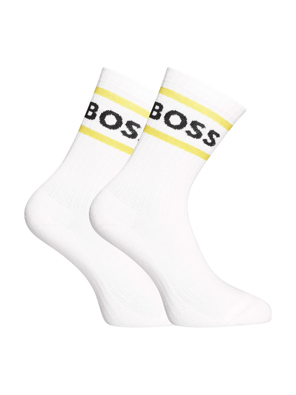 BOSS Komplet od tri - čarape BOSS visoke bijele