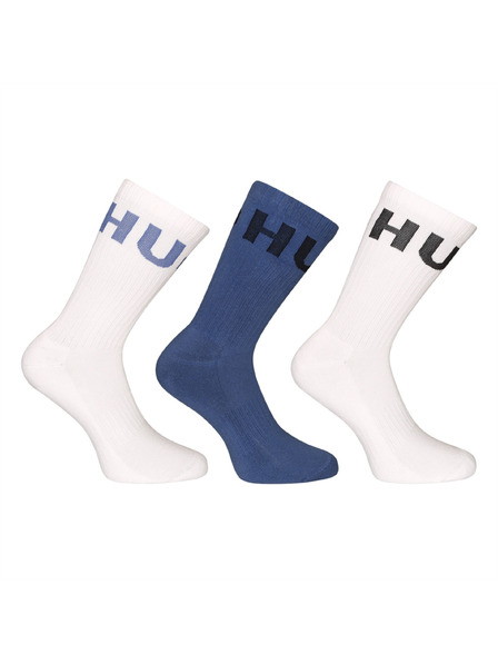 HUGO Set od tri - čarape HUGO visoke višebojne