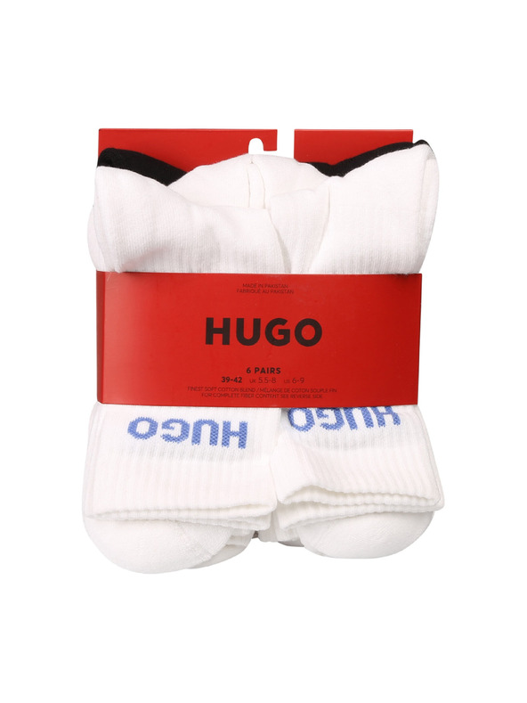 HUGO Set od šest - čarape HUGO visoke višebojne