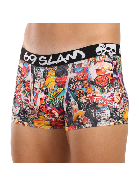 69slam Muške boksarice 69SLAM Hip MEXICOLLAGE MASON