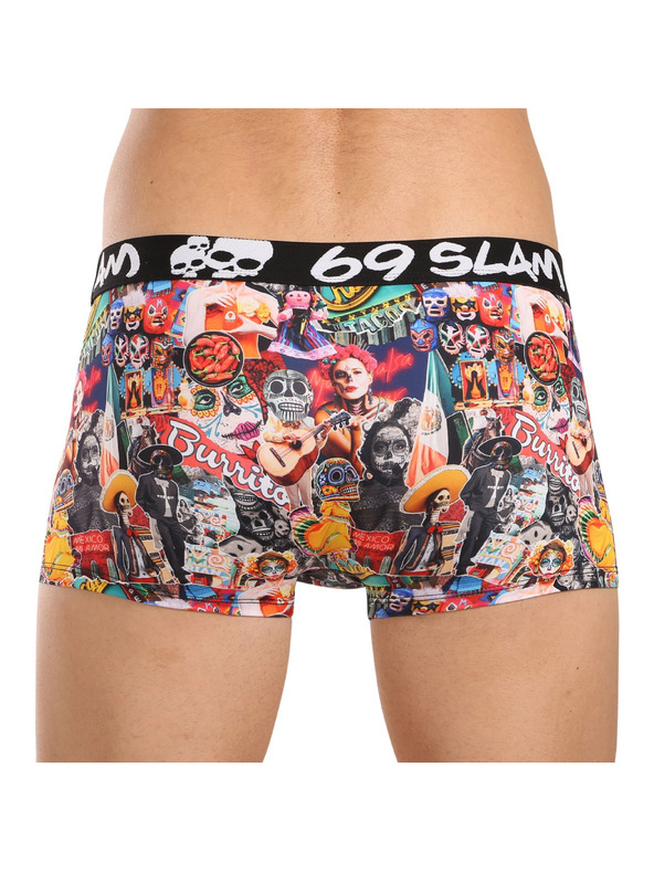69slam Muške boksarice 69SLAM Hip MEXICOLLAGE MASON