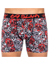 69slam Muške boksarice 69SLAM fit bamboo red sugar crane