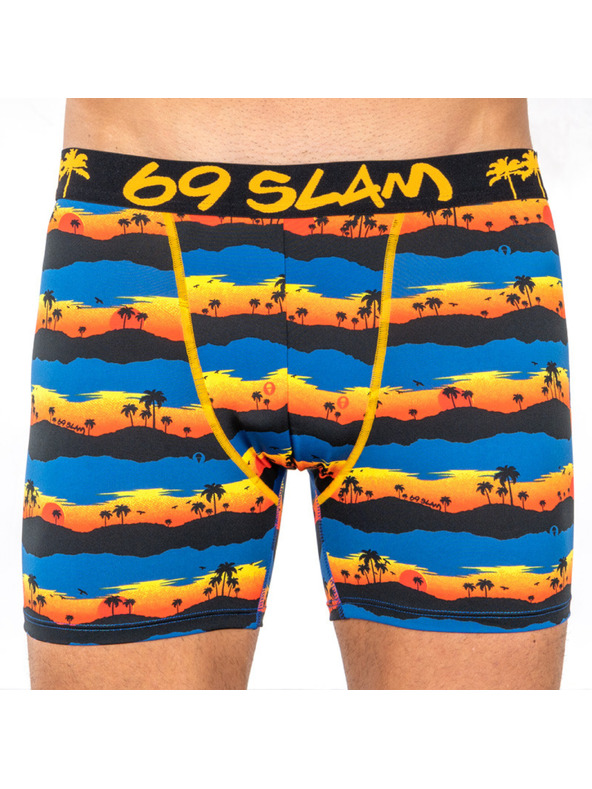 69slam Muške boksarice 69SLAM fit sunset palm