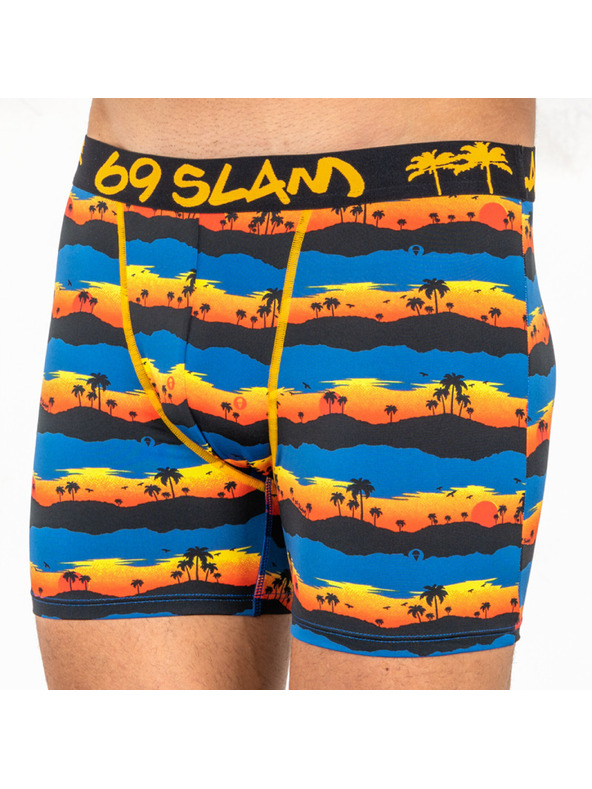 69slam Muške boksarice 69SLAM fit sunset palm