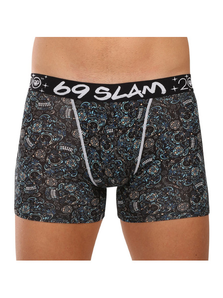 69slam Muške bokserice 69SLAM Gilbert fit bamboo SKULLER