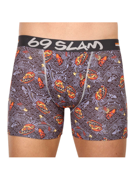 69slam Muške bokserice 69SLAM fit mayan head dylan
