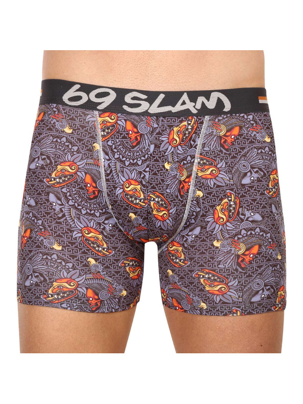 69slam Muške bokserice 69SLAM fit mayan head dylan