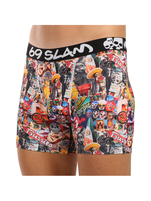 69slam Muške bokserice 69SLAM fit MEXICOLLAGE DYLAN