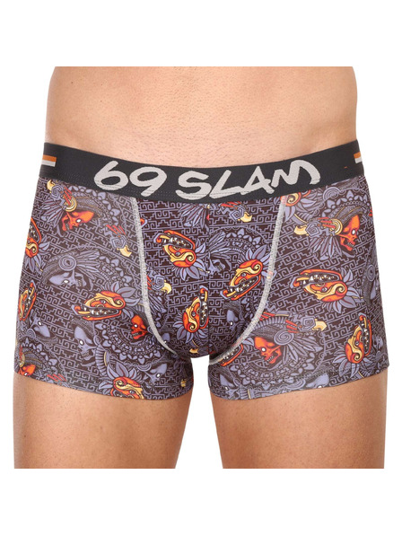 69slam Muške bokserice 69SLAM hip mayan head mason