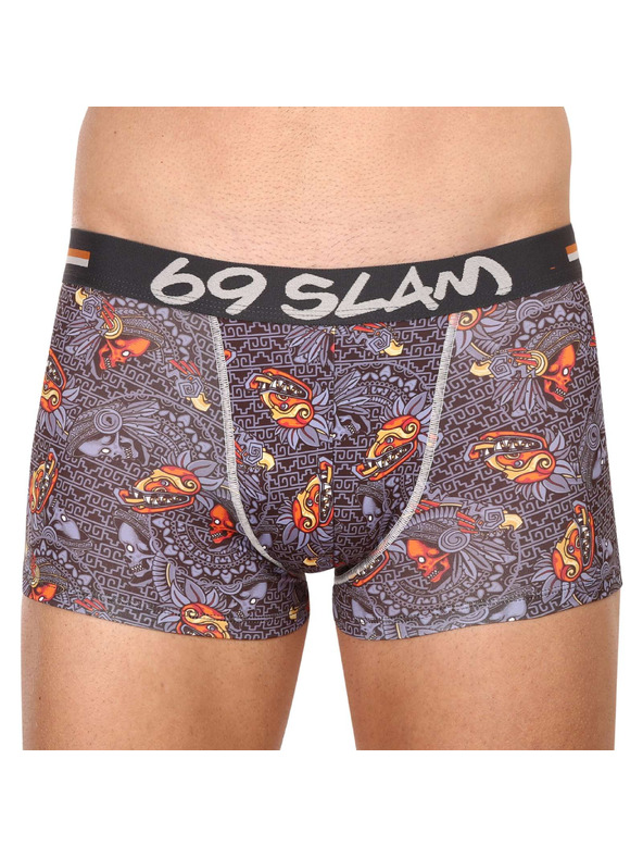 69slam Muške bokserice 69SLAM hip mayan head mason