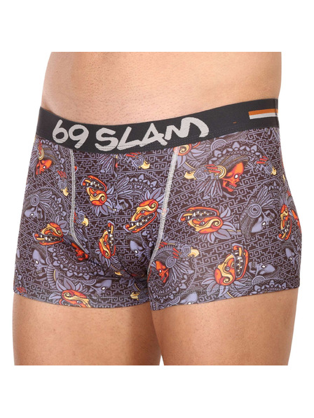 69slam Muške bokserice 69SLAM hip mayan head mason