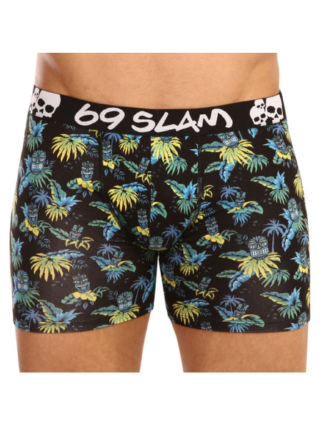 69slam Muške bokserice 69SLAM fit bamboo tiki face