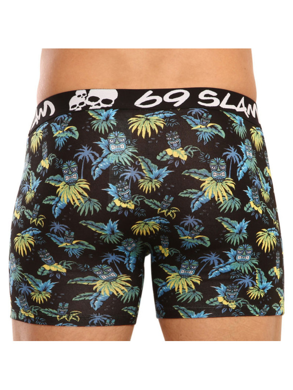 69slam Muške bokserice 69SLAM fit bamboo tiki face