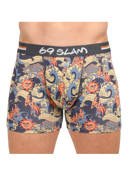 69slam Muške bokserice 69SLAM fit bamboo ANCIENT WAVES GILBERT