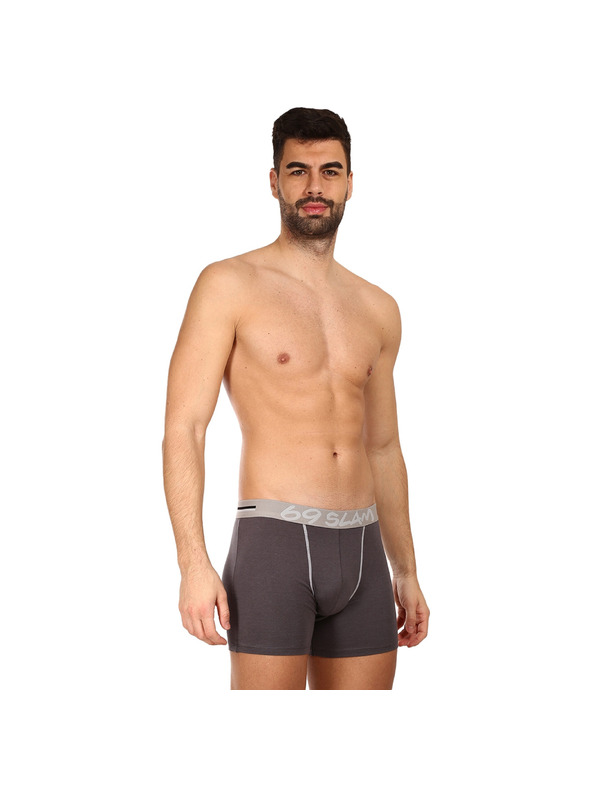 69slam Muške boksarice 69SLAM fit bamboo plain