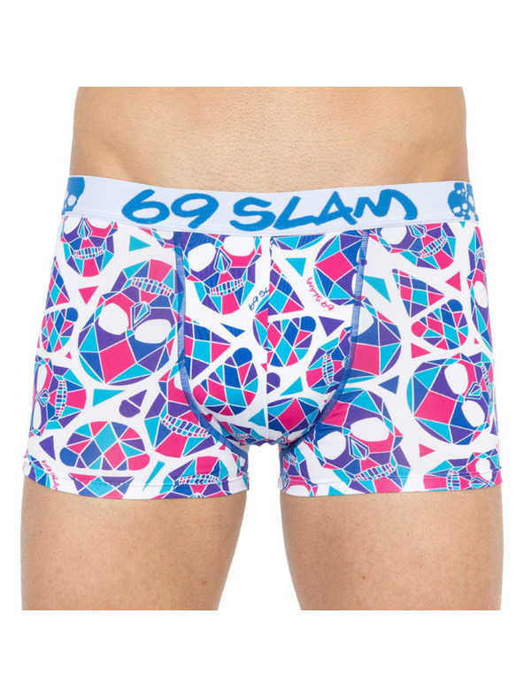 69slam Muške bokserice 69SLAM hip skullmond white
