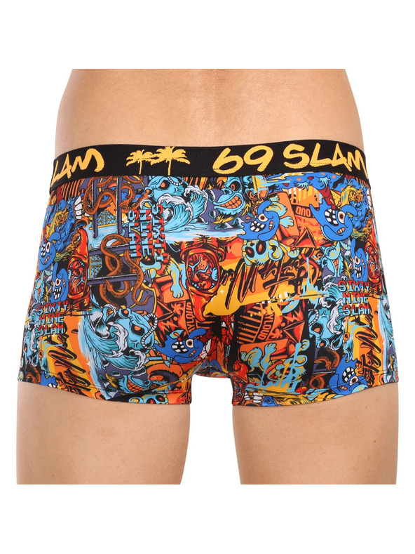 69slam Muške bokserice 69SLAM hip Grafitty mason