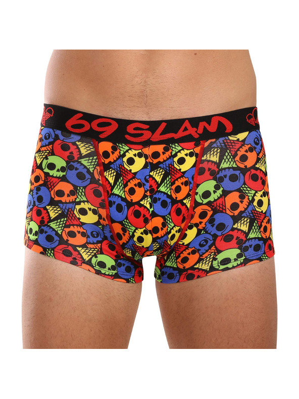 69slam Muške bokserice 69SLAM hip bamboo SKULL CONE