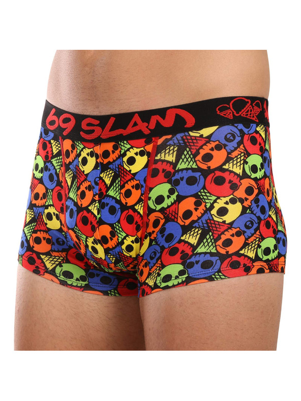 69slam Muške bokserice 69SLAM hip bamboo SKULL CONE