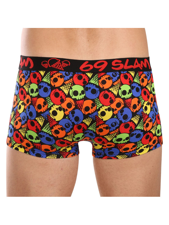 69slam Muške bokserice 69SLAM hip bamboo SKULL CONE