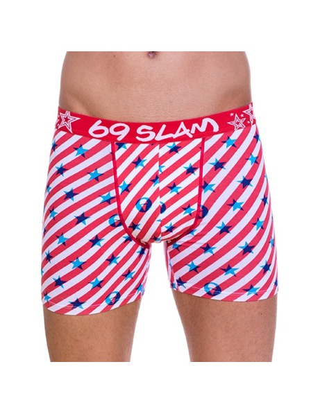 69slam Muške bokserice 69SLAM Fit Bamboo Logo & Lines