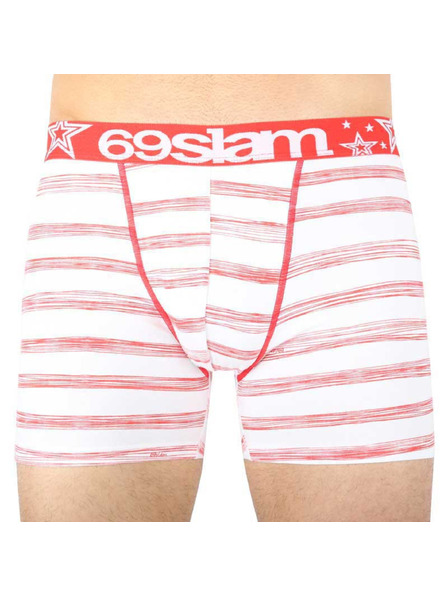 69slam Muške bokserice 69SLAM fit stripes red