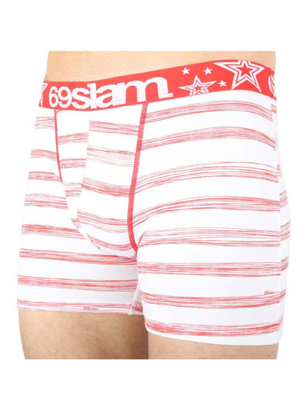 69slam Muške bokserice 69SLAM fit stripes red