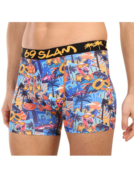 69slam Muške bokserice 69SLAM SKULL DYLAN FITTED