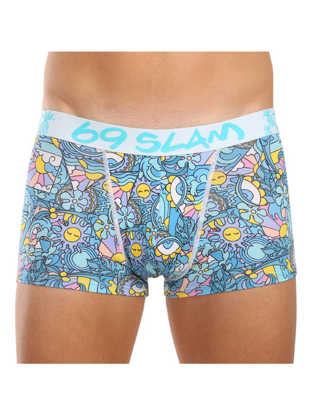 69slam Muške bokserice 69SLAM Hip TROPICAL VISION MASON