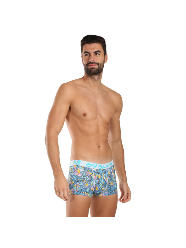 69slam Muške bokserice 69SLAM Hip TROPICAL VISION MASON