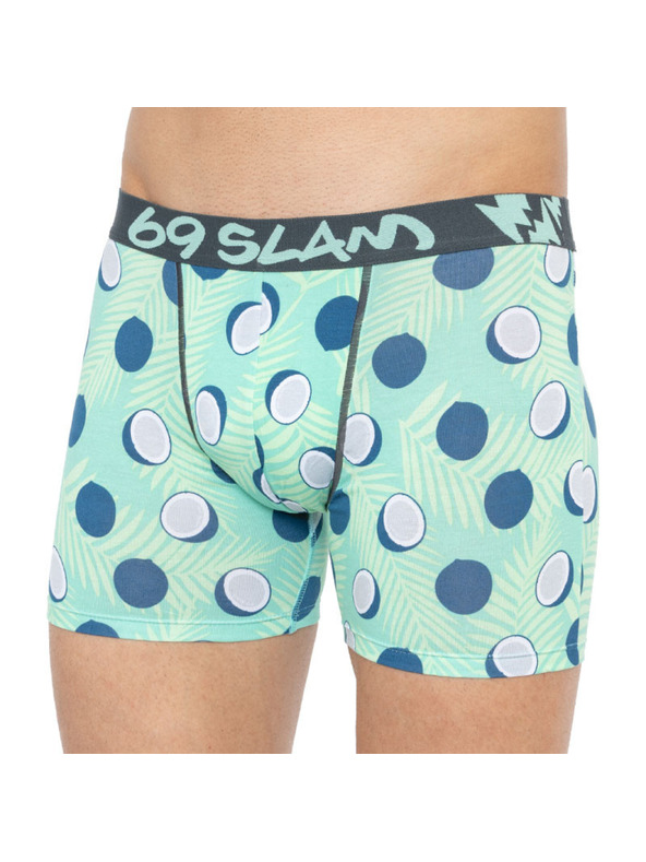 69slam Muške bokserice 69SLAM fit bamboo coco blue