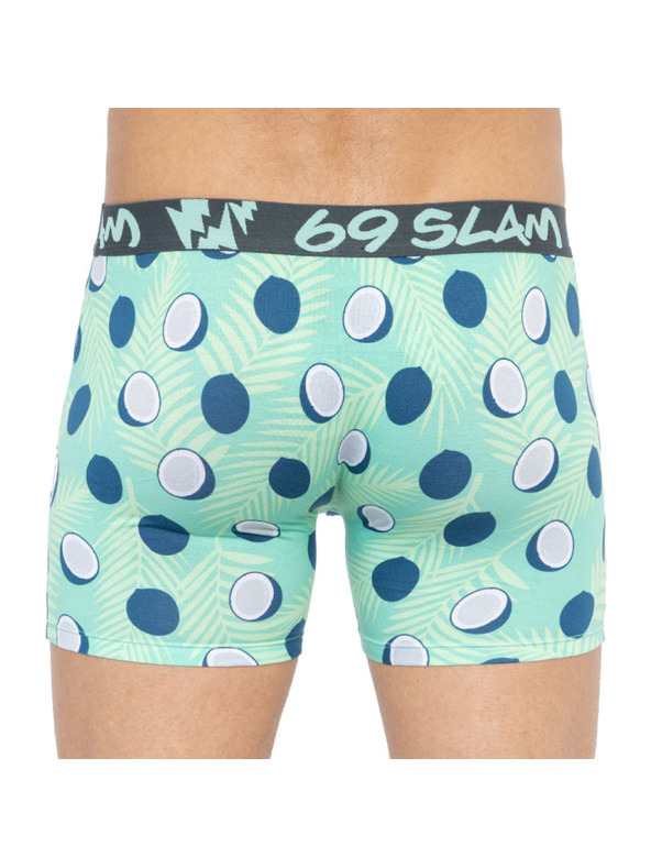 69slam Muške bokserice 69SLAM fit bamboo coco blue