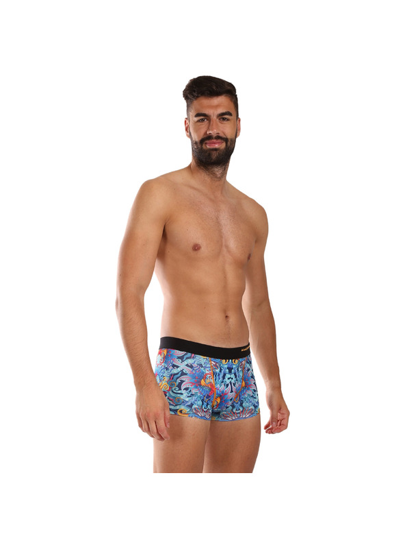 69slam Muške bokserice 69SLAM Hip BLUE HABITAT