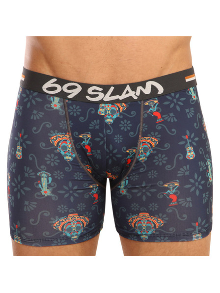 69slam Muške bokserice 69SLAM fit day of the dead