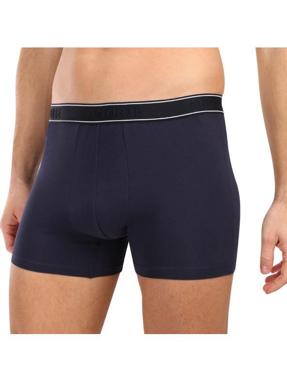 andrie Muške bokserice Andrie višebojne (PS 5828/dark blue)