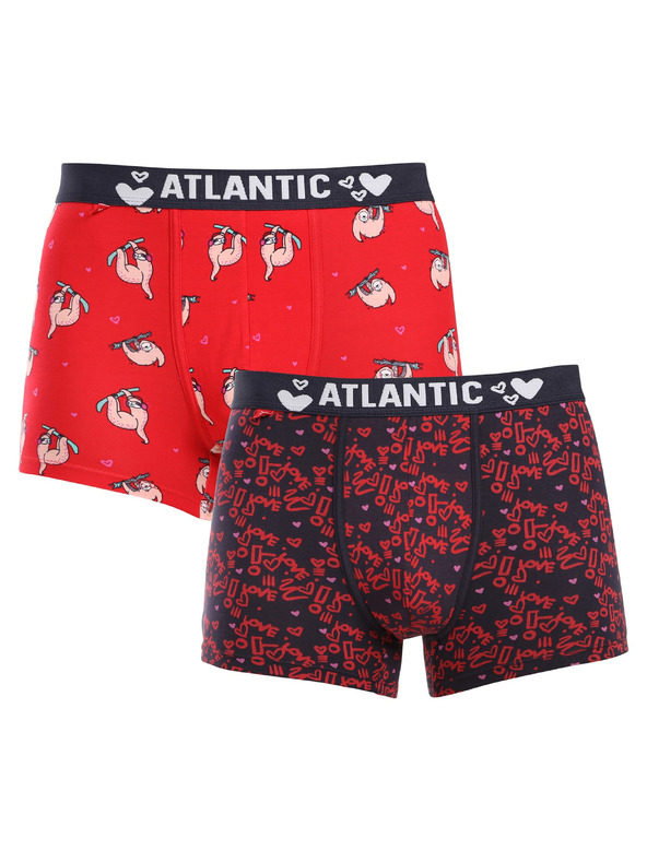 Atlantic Komplet od dva - muške bokserice Atlantic višebojne