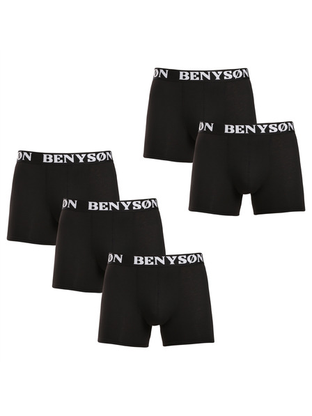 Benysøn Komplet od pet - muške bokserice Benysøn crne