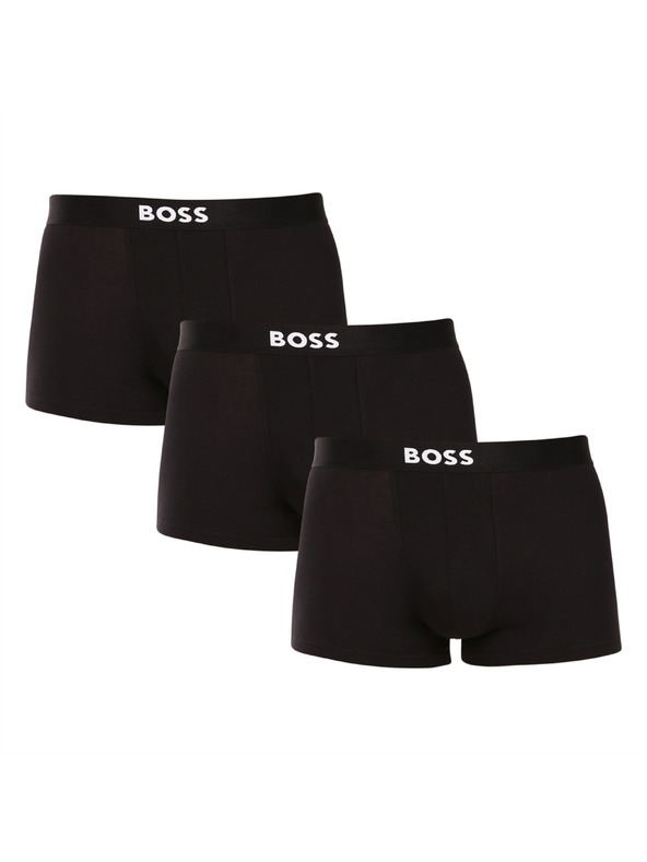 BOSS Komplet od tri - muške bokserice BOSS crne
