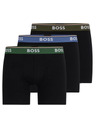 BOSS Komplet od tri - muške bokserice BOSS crne