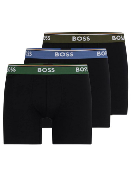 BOSS Komplet od tri - muške bokserice BOSS crne