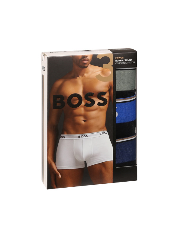 BOSS Komplet od tri - muške bokserice BOSS crne