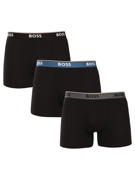 BOSS Komplet od tri - muške bokserice BOSS crne