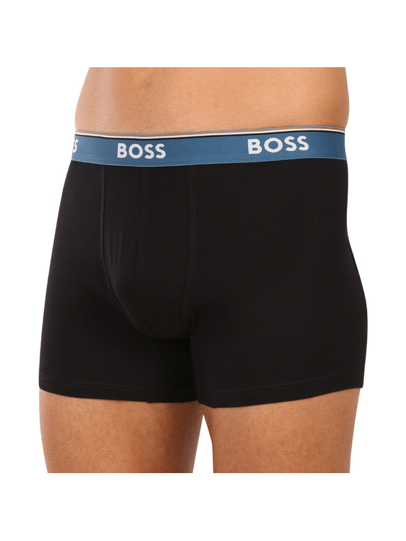 BOSS Komplet od tri - muške bokserice BOSS crne