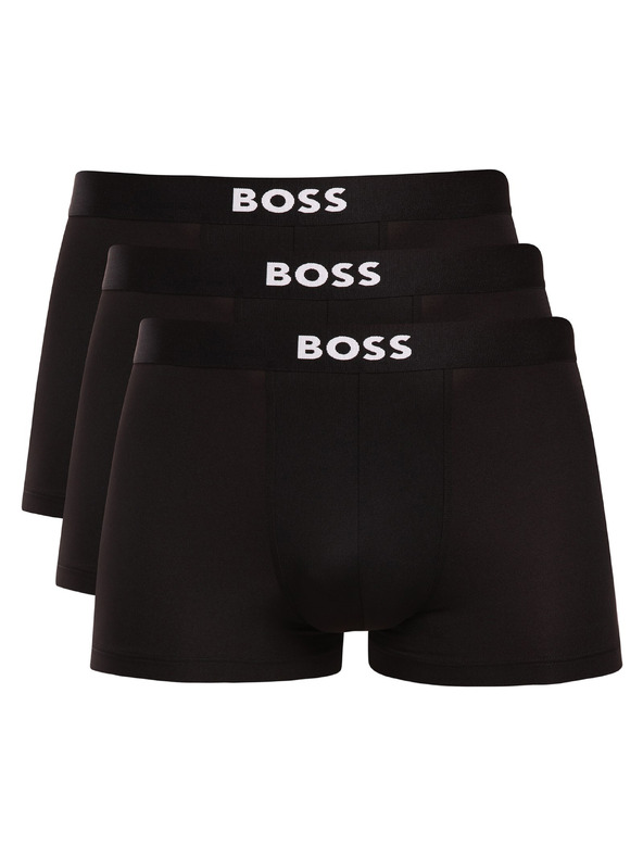 BOSS Komplet od tri - muške bokserice BOSS crne